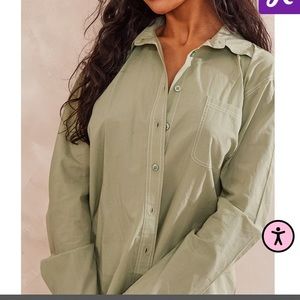 NWT PLT button up shirt